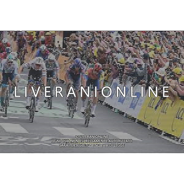 07-07-2025 Tour De France; Tappa 03 Valenciennes - Dunkerque; 2025, Soudal - Quick Step; 2025, Lidl - Trek; Merlier, Tim; Milan, Jonathan; Dunkerque; ©SIROTTI - AGENZIA ALDO LIVERANI SAS