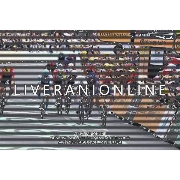 07-07-2025 Tour De France; Tappa 03 Valenciennes - Dunkerque; 2025, Soudal - Quick Step; 2025, Lidl - Trek; Merlier, Tim; Milan, Jonathan; Dunkerque; ©SIROTTI - AGENZIA ALDO LIVERANI SAS