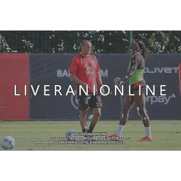 TVRCOR Raduno Milan nella foto Massimiliano Allegri allenatore Milan e Rafael Leao Milanello Carnago (VA) 07-07-2025 Raduno del Milan presso il centro sportivo di Milanello per l’inizio degli allenamenti in vista della stagione 2025-2026 foto Roberta Corradin/ag. Aldo Liverani sas- AGENZIA ALDO LIVERANI SAS