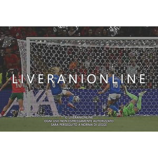 TVRG Portogallo vs Italia nella foto Emma Severini (Italia) segna il gol dell\'1 a 0 ma la rete viene annullata per fuorigioco Ginevra (SVI) 07-07-2025 Stadio di Ginevra Portogallo vs Italia Campionati Europei femminili UEFA Euro 2025 Gruppo B - 2a giornata foto Roberto Garavaglia/Agenzia Aldo Liverani sas
