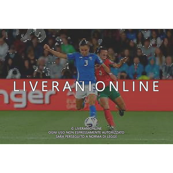 TVEM July 07, 2025 Geneva, Switzerland - Portugal vs Italy - Women\'s UEFA Euro 2025 - Stade de Geneve. In the pic: Lucia Di Guglielmo of Italy in action against Joana Marchao of Portugal ©TVEM Emmanuele Mastrodonato - AGENZIA ALDO LIVERANI SAS