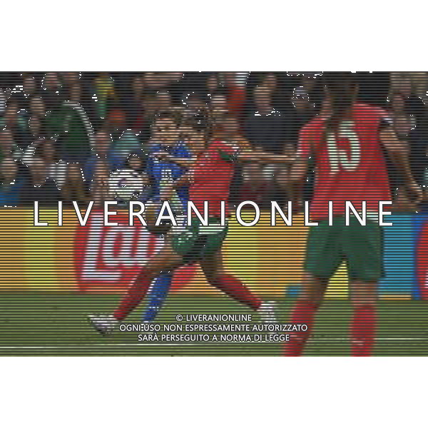 TVRG Portogallo vs Italia nella foto Cristiana Girelli (Italia) segna il gol dell\'1 a 0 Ginevra (SVI) 07-07-2025 Stadio di Ginevra Portogallo vs Italia Campionati Europei femminili UEFA Euro 2025 Gruppo B - 2a giornata foto Roberto Garavaglia/Agenzia Aldo Liverani sas