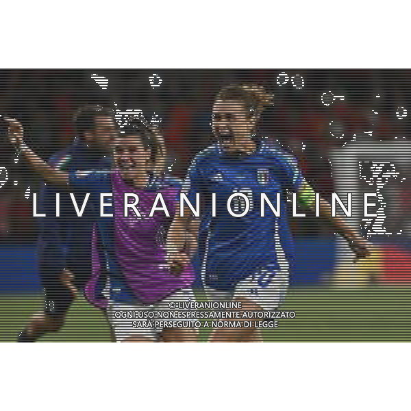 TVRG Portogallo vs Italia nella foto Cristiana Girelli (Italia) esultanza dopo il gol dell\'1 a 0 Ginevra (SVI) 07-07-2025 Stadio di Ginevra Portogallo vs Italia Campionati Europei femminili UEFA Euro 2025 Gruppo B - 2a giornata foto Roberto Garavaglia/Agenzia Aldo Liverani sas