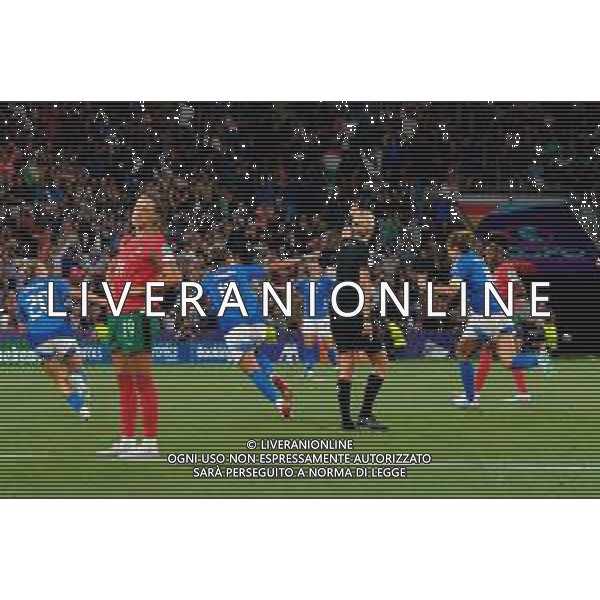 TVEM July 07, 2025 Geneva, Switzerland - Portugal vs Italy - Women\'s UEFA Euro 2025 - Stade de Geneve. In the pic: Cristiana Girelli of Italy celebrates after scoring a goal ©TVEM Emmanuele Mastrodonato - AGENZIA ALDO LIVERANI SAS