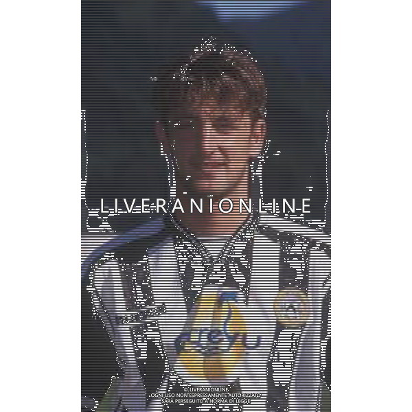 DIAP-RETROSPETTIVA TOMAS LOCATELLI CALCIATORE NELLA FOTO TOMAS LOCATELLI CON LA MAGLIA DELL\'UDINESE CALCIO AG ALDO LIVERANI SAS