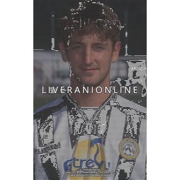 DIAP-RETROSPETTIVA TOMAS LOCATELLI CALCIATORE NELLA FOTO TOMAS LOCATELLI CON LA MAGLIA DELL\'UDINESE CALCIO AG ALDO LIVERANI SAS