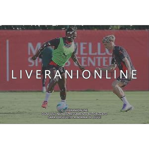 TVRCOR Raduno Milan nella foto Rafael Leao e Alexis Saelemaekers allenamento Milan Milanello Carnago (VA) 07-07-2025 Raduno del Milan presso il centro sportivo di Milanello per l’inizio degli allenamenti in vista della stagione 2025-2026 foto Roberta Corradin/ag. Aldo Liverani sas- AGENZIA ALDO LIVERANI SAS