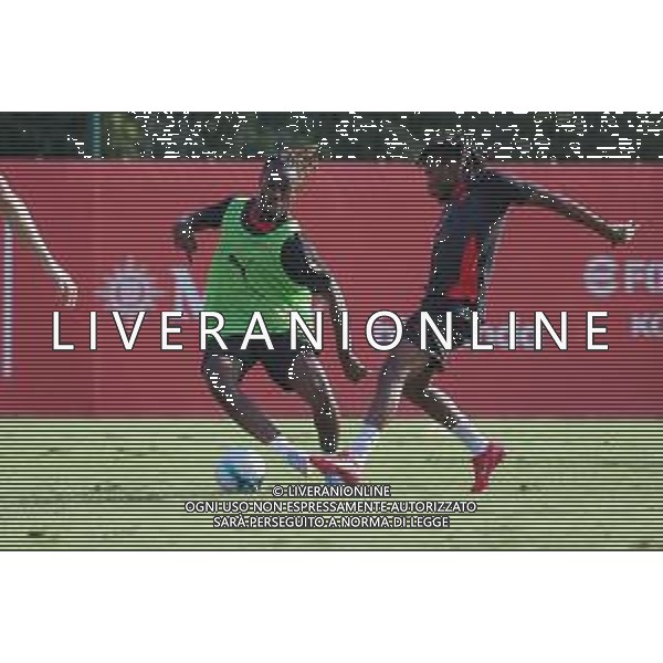 TVRCOR Raduno Milan nella foto Samuel Chukwueze e Warren Bondo allenamento Milan Milanello Carnago (VA) 07-07-2025 Raduno del Milan presso il centro sportivo di Milanello per l’inizio degli allenamenti in vista della stagione 2025-2026 foto Roberta Corradin/ag. Aldo Liverani sas- AGENZIA ALDO LIVERANI SAS