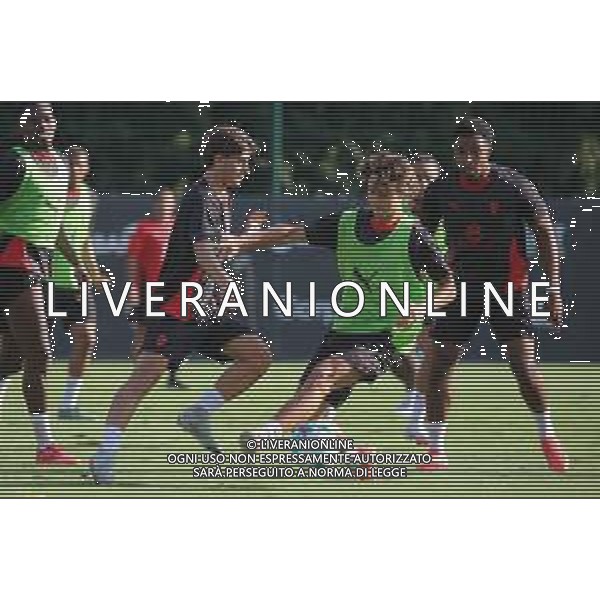 TVRCOR Raduno Milan nella foto allenamento Milan Milanello Carnago (VA) 07-07-2025 Raduno del Milan presso il centro sportivo di Milanello per l’inizio degli allenamenti in vista della stagione 2025-2026 foto Roberta Corradin/ag. Aldo Liverani sas- AGENZIA ALDO LIVERANI SAS