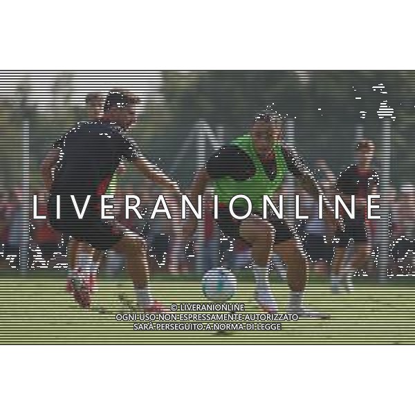 TVRCOR Raduno Milan nella foto Noah Okafor allenamento Milan Milanello Carnago (VA) 07-07-2025 Raduno del Milan presso il centro sportivo di Milanello per l’inizio degli allenamenti in vista della stagione 2025-2026 foto Roberta Corradin/ag. Aldo Liverani sas- AGENZIA ALDO LIVERANI SAS
