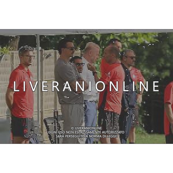 TVRCOR Raduno Milan nella foto Zlatan Ibrahimović e Massimiliano Allegri Milan Milanello Carnago (VA) 07-07-2025 Raduno del Milan presso il centro sportivo di Milanello per l’inizio degli allenamenti in vista della stagione 2025-2026 foto Roberta Corradin/ag. Aldo Liverani sas- AGENZIA ALDO LIVERANI SAS