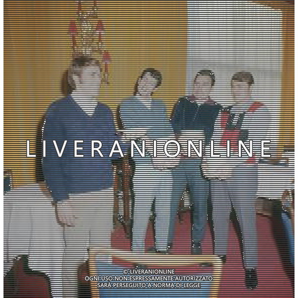COL-RETROSPETTIVA COMPLESSO MUSICALE THE HAPPENINGS NELLA FOTO IL COMPLESSO MUSICALE THE HAPPENINGS NELL\'ANNO 1960-1965 AG ALDO LIVERANI SAS