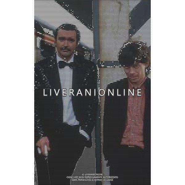 DIAP-RETROSPETTIVA PAOLO ROSSI ATTORE E COMICO NELLA FOTO PAOLO ROSSI CON DIEGO ABATANTUONO NEL FILM “I CAMMELLI“ AG CONTROLUCE-AG ALDO LIVERANI SAS  