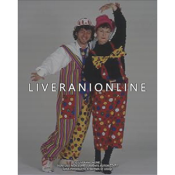 DIAP-RETROSPETTIVA PAOLO ROSSI ATTORE E COMICO NELLA FOTO PAOLO ROSSI CON LA MOGLIE LUCIA VASINI AG THEMA-AG ALDO LIVERANI SAS