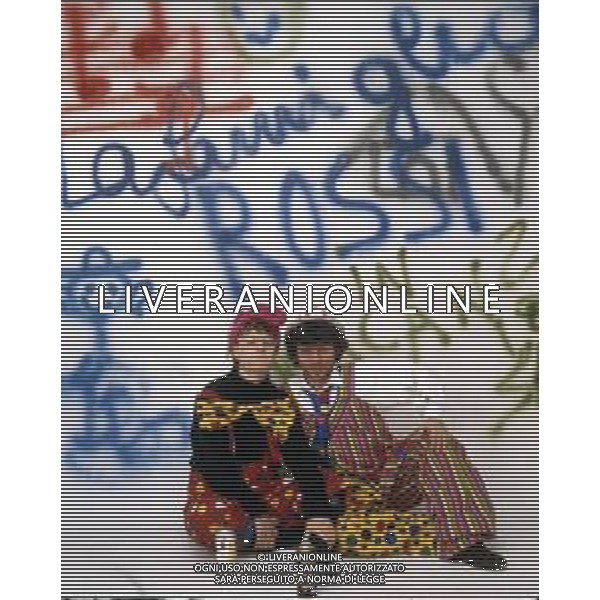 DIAP-RETROSPETTIVA PAOLO ROSSI ATTORE E COMICO NELLA FOTO PAOLO ROSSI CON LA MOGLIE LUCIA VASINI AG THEMA-AG ALDO LIVERANI SAS