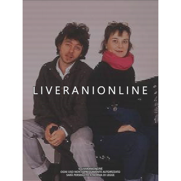 DIAP-RETROSPETTIVA PAOLO ROSSI ATTORE E COMICO NELLA FOTO PAOLO ROSSI CON LA MOGLIE LUCIA VASINI AG THEMA-AG ALDO LIVERANI SAS