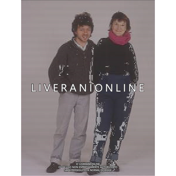 DIAP-RETROSPETTIVA PAOLO ROSSI ATTORE E COMICO NELLA FOTO PAOLO ROSSI CON LA MOGLIE LUCIA VASINI AG THEMA-AG ALDO LIVERANI SAS