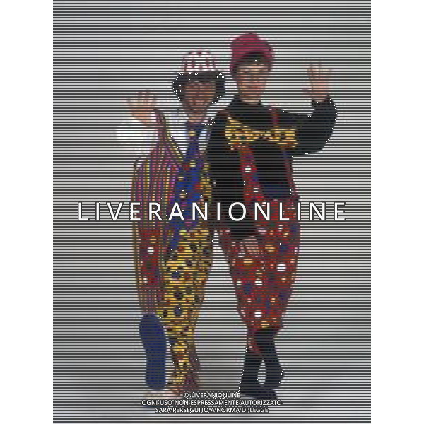 DIAP-RETROSPETTIVA PAOLO ROSSI ATTORE E COMICO NELLA FOTO PAOLO ROSSI CON LA MOGLIE LUCIA VASINI AG THEMA-AG ALDO LIVERANI SAS