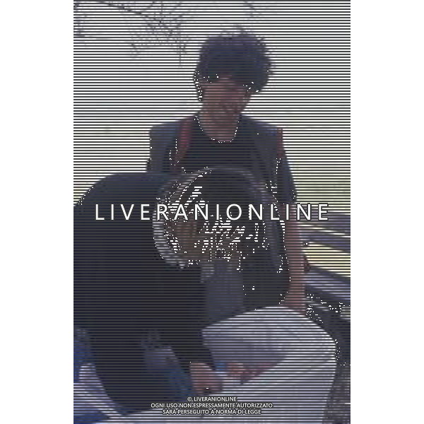 DIAP-RETROSPETTIVA PAOLO ROSSI ATTORE E COMICO NELLA FOTO PAOLO ROSSI CON LA MOGLIE LUCIA VASINI AG THEMA-AG ALDO LIVERANI SAS