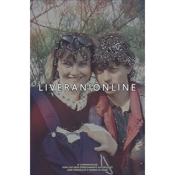DIAP-RETROSPETTIVA PAOLO ROSSI ATTORE E COMICO NELLA FOTO PAOLO ROSSI CON LA MOGLIE LUCIA VASINI AG THEMA-AG ALDO LIVERANI SAS