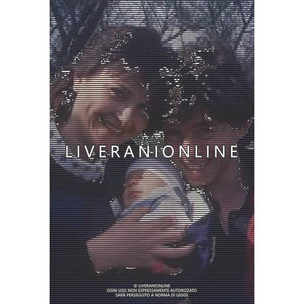 DIAP-RETROSPETTIVA PAOLO ROSSI ATTORE E COMICO NELLA FOTO PAOLO ROSSI CON LA MOGLIE LUCIA VASINI AG THEMA-AG ALDO LIVERANI SAS