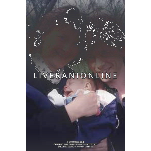 DIAP-RETROSPETTIVA PAOLO ROSSI ATTORE E COMICO NELLA FOTO PAOLO ROSSI CON LA MOGLIE LUCIA VASINI AG THEMA-AG ALDO LIVERANI SAS