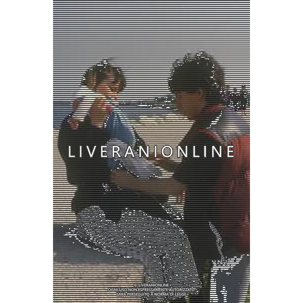 DIAP-RETROSPETTIVA PAOLO ROSSI ATTORE E COMICO NELLA FOTO PAOLO ROSSI CON LA MOGLIE LUCIA VASINI AG THEMA-AG ALDO LIVERANI SAS