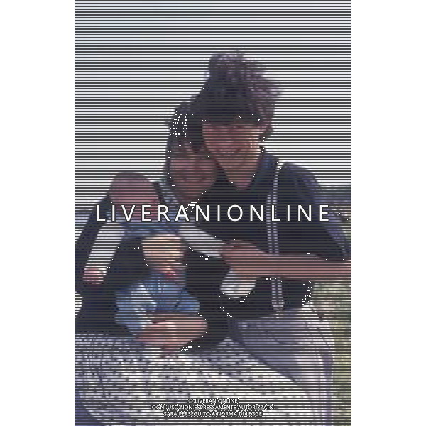 DIAP-RETROSPETTIVA PAOLO ROSSI ATTORE E COMICO NELLA FOTO PAOLO ROSSI CON LA MOGLIE LUCIA VASINI AG THEMA-AG ALDO LIVERANI SAS