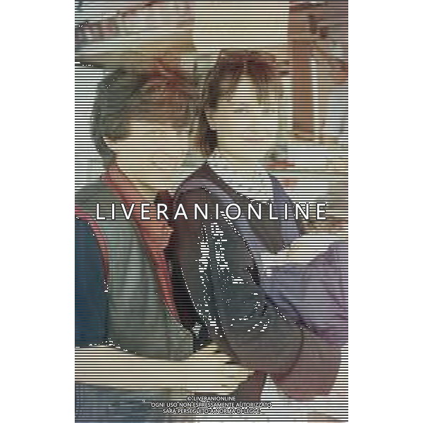 DIAP-RETROSPETTIVA PAOLO ROSSI ATTORE E COMICO NELLA FOTO PAOLO ROSSI CON LA MOGLIE LUCIA VASINI AG THEMA-AG ALDO LIVERANI SAS