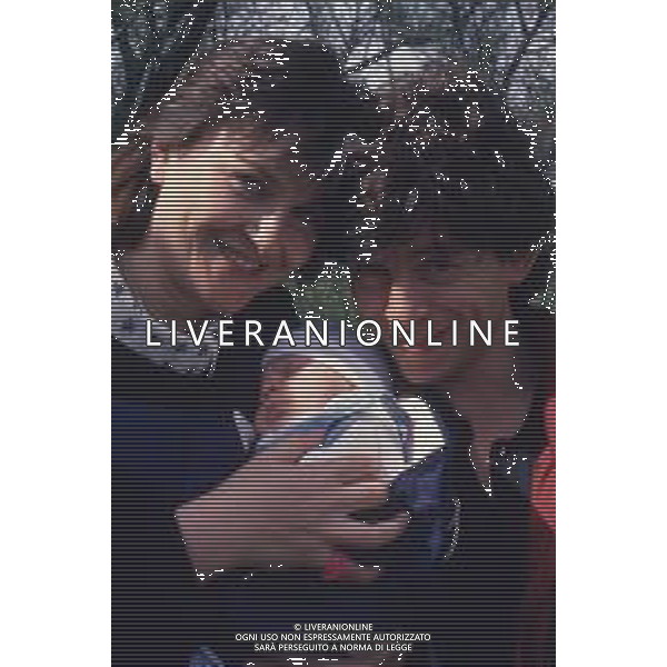 DIAP-RETROSPETTIVA PAOLO ROSSI ATTORE E COMICO NELLA FOTO PAOLO ROSSI CON LA MOGLIE LUCIA VASINI AG THEMA-AG ALDO LIVERANI SAS