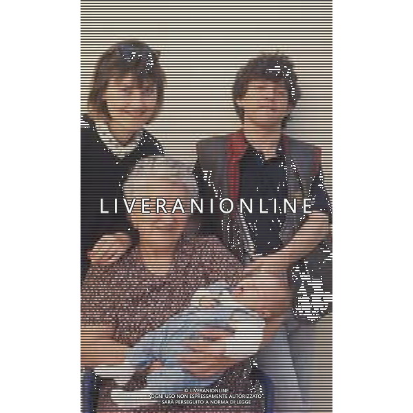 DIAP-RETROSPETTIVA PAOLO ROSSI ATTORE E COMICO NELLA FOTO PAOLO ROSSI CON LA MOGLIE LUCIA VASINI AG THEMA-AG ALDO LIVERANI SAS