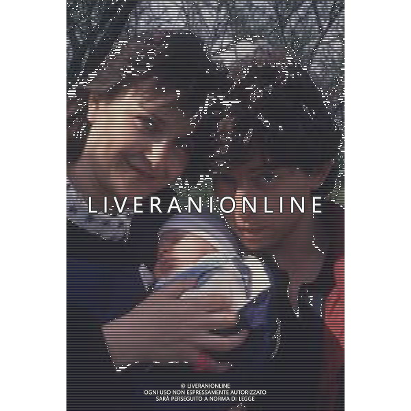 DIAP-RETROSPETTIVA PAOLO ROSSI ATTORE E COMICO NELLA FOTO PAOLO ROSSI CON LA MOGLIE LUCIA VASINI AG THEMA-AG ALDO LIVERANI SAS