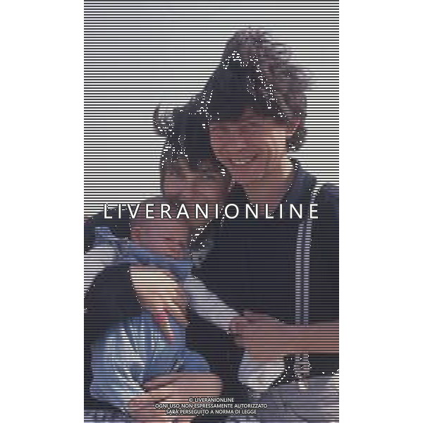 DIAP-RETROSPETTIVA PAOLO ROSSI ATTORE E COMICO NELLA FOTO PAOLO ROSSI CON LA MOGLIE LUCIA VASINI AG THEMA-AG ALDO LIVERANI SAS