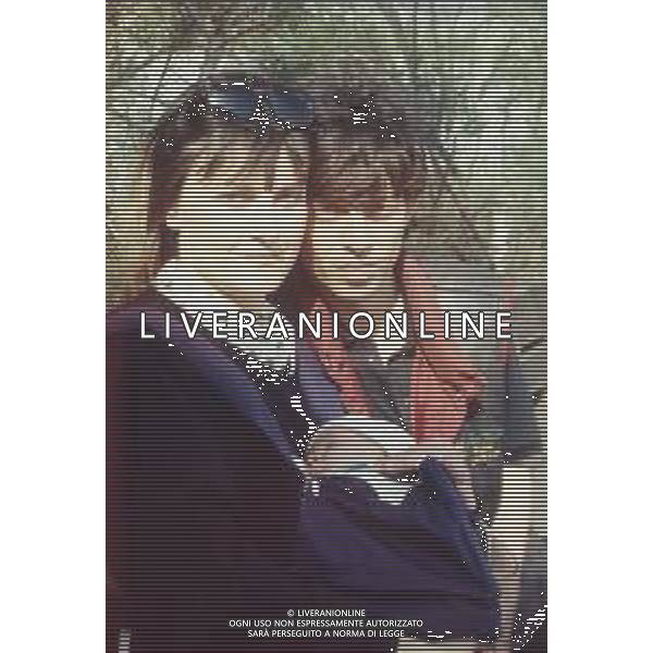 DIAP-RETROSPETTIVA PAOLO ROSSI ATTORE E COMICO NELLA FOTO PAOLO ROSSI CON LA MOGLIE LUCIA VASINI AG THEMA-AG ALDO LIVERANI SAS