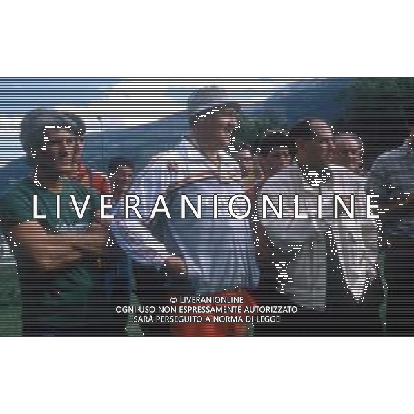 DIAP-RETROSPETTIVA SILVIO BERLUSCONI POLITICO E IMPRENDITORE NELLA FOTO SILVIO BERLUSCONI CON NILS LIEDHOLM AG ALDO LIVERANI SAS