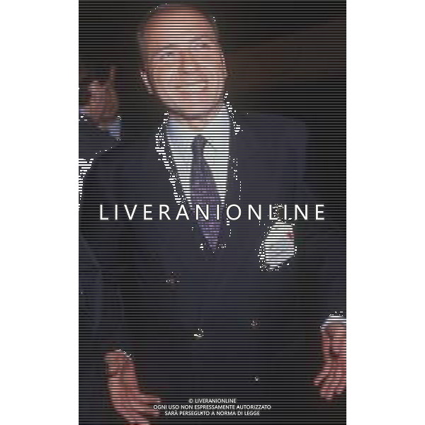 DIAP-RETROSPETTIVA SILVIO BERLUSCONI POLITICO E IMPRENDITORE NELLA FOTO SILVIO BERLUSCONI AG ALDO LIVERANI SAS
