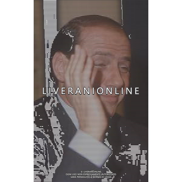 DIAP-RETROSPETTIVA SILVIO BERLUSCONI POLITICO E IMPRENDITORE NELLA FOTO SILVIO BERLUSCONI AG ALDO LIVERANI SAS