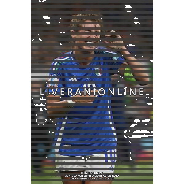 TVRG Portogallo vs Italia nella foto Cristiana Girelli (Italia) esultanza dopo il gol dell\'1 a 0 Ginevra (SVI) 07-07-2025 Stadio di Ginevra Portogallo vs Italia Campionati Europei femminili UEFA Euro 2025 Gruppo B - 2a giornata foto Roberto Garavaglia/Agenzia Aldo Liverani sas