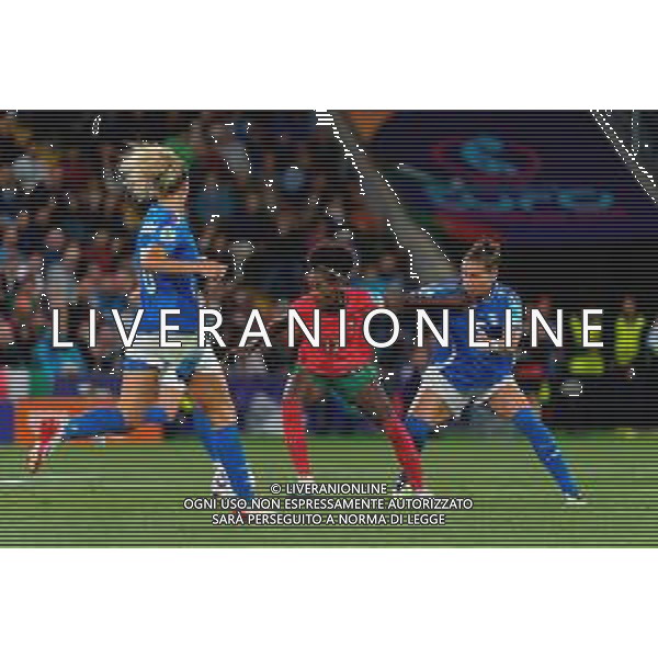 TVEM July 07, 2025 Geneva, Switzerland - Portugal vs Italy - Women\'s UEFA Euro 2025 - Stade de Geneve. In the pic: Diana Silva of Portugal in action against Elena Linari of Italy FOTO EMMANUELE MASTRODONATO-AG ALDO LVERANI SAS