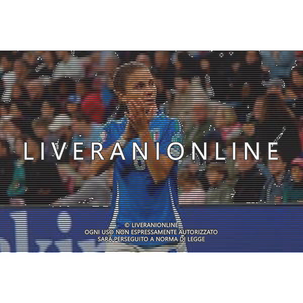 TVEM July 07, 2025 Geneva, Switzerland - Portugal vs Italy - Women\'s UEFA Euro 2025 - Stade de Geneve. In the pic: Manuela Giugliano of Italy applauds fans FOTO EMMANUELE MASTRODONATO-AG ALDO LVERANI SAS
