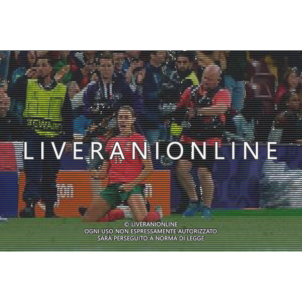TVEM July 07, 2025 Geneva, Switzerland - Portugal vs Italy - Women\'s UEFA Euro 2025 - Stade de Geneve. In the pic: Diana Gomes of Portugal celebrates after scoring a goal FOTO EMMANUELE MASTRODONATO-AG ALDO LVERANI SAS
