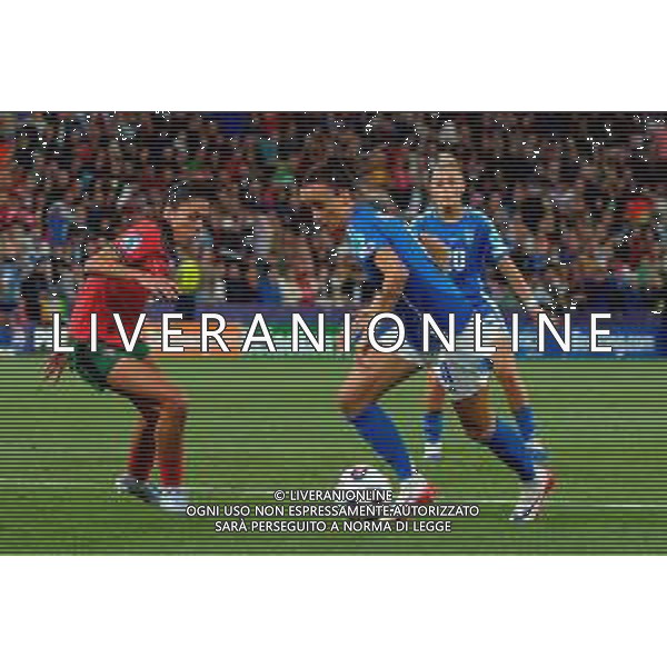 TVEM July 07, 2025 Geneva, Switzerland - Portugal vs Italy - Women\'s UEFA Euro 2025 - Stade de Geneve. In the pic: Barbara Bonansea of Italy in action FOTO EMMANUELE MASTRODONATO-AG ALDO LVERANI SAS