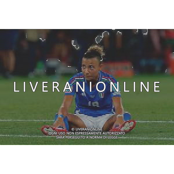 TVEM July 07, 2025 Geneva, Switzerland - Portugal vs Italy - Women\'s UEFA Euro 2025 - Stade de Geneve. In the pic: Arianna Caruso of Italy disappointment FOTO EMMANUELE MASTRODONATO-AG ALDO LVERANI SAS