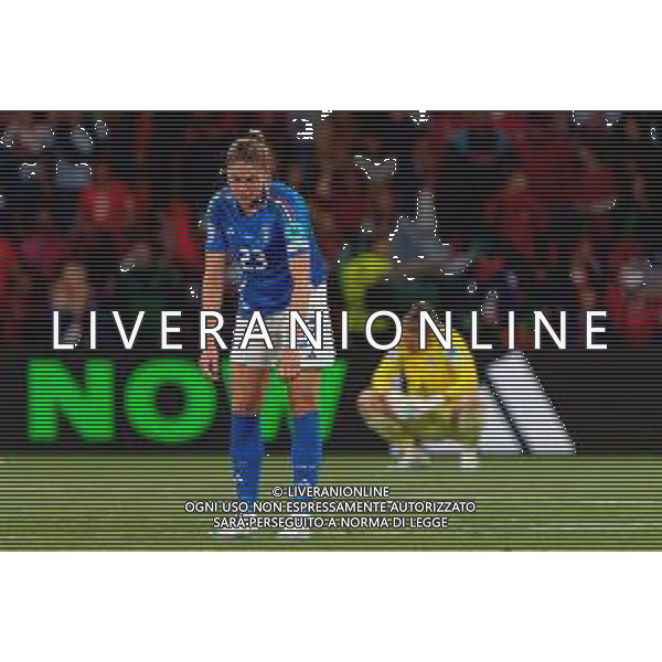 TVEM July 07, 2025 Geneva, Switzerland - Portugal vs Italy - Women\'s UEFA Euro 2025 - Stade de Geneve. In the pic: Cecilia Salvai of Italy disappointment FOTO EMMANUELE MASTRODONATO-AG ALDO LVERANI SAS