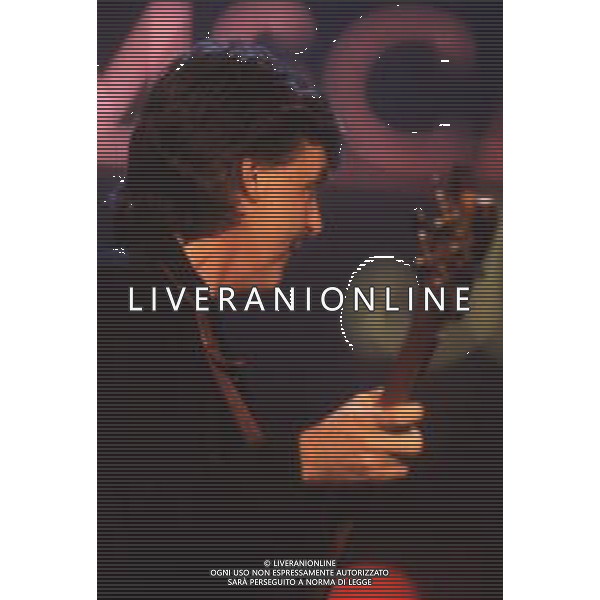 DIAP-RETROSPETIIVA PAUL MC CARTNEY CANTANTE NELLA FOTO PAUL MC CARTNEY AL FESTIVAL DI SANREMO NELL\'ANNO 1988 AG ALDO LIVERANI SAS