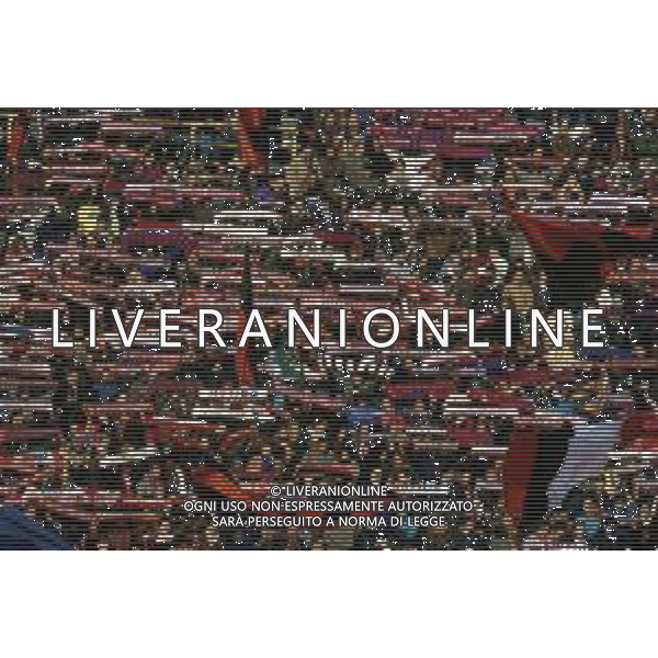 DIAP-RETROSPETTIVA TIFOSI BOLOGNA CALCIO NELLA FOTO I TIFOSI DEL BOLGNA CALCIO ANNO 1990-91-92 AG ALDO LIVERANI SAS 