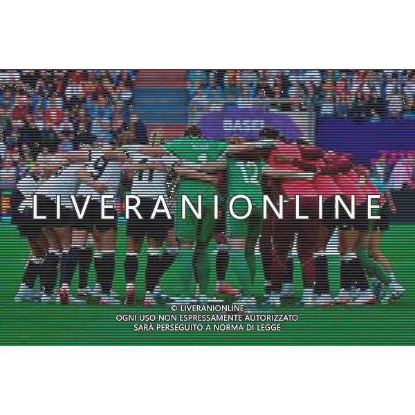 TVEM July 08, 2025 Basel, Switzerland - Germany vs Denmark - Women\'s UEFA Euro 2025 - St. Jakob-Park. In the pic: Germany players hug each other in a circle ©TVEM Emmanuele Mastrodonato - AGENZIA ALDO LIVERANI SAS