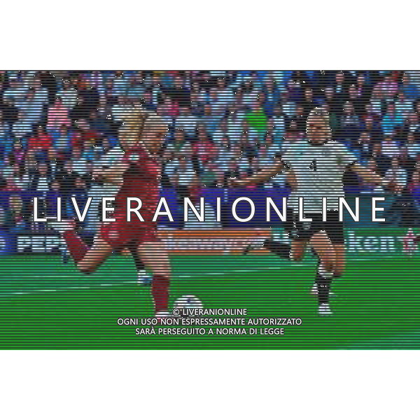 TVEM July 08, 2025 Basel, Switzerland - Germany vs Denmark - Women\'s UEFA Euro 2025 - St. Jakob-Park. In the pic: Amalie Vangsgaard of Denmark scores a goal of 0-1 ©TVEM Emmanuele Mastrodonato - AGENZIA ALDO LIVERANI SAS