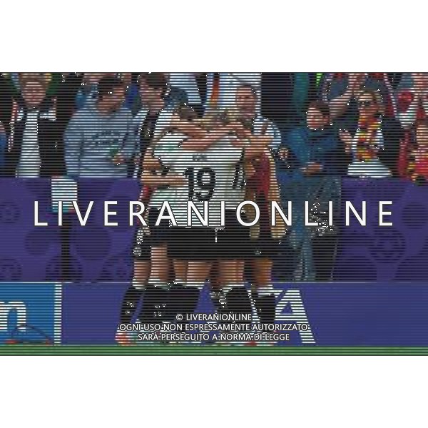 TVEM July 08, 2025 Basel, Switzerland - Germany vs Denmark - Women\'s UEFA Euro 2025 - St. Jakob-Park. In the pic: Lea Schüller of Germany celebrates after scoring a goal with teammates ©TVEM Emmanuele Mastrodonato - AGENZIA ALDO LIVERANI SAS