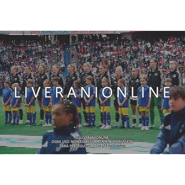 TVEM July 08, 2025 Basel, Switzerland - Germany vs Denmark - Women\'s UEFA Euro 2025 - St. Jakob-Park. In the pic: Players of Germany line up during the National Anthems ©TVEM Emmanuele Mastrodonato - AGENZIA ALDO LIVERANI SAS